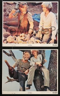 6d169 SCALAWAG 8 8x10 mini LCs 1973 Kirk Douglas as Captain Peg, Mark Lester, pirates!