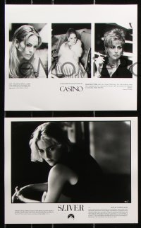 6d618 SHARON STONE 8 8x10 stills 1990s great images from Casino, Sliver, Intersection!