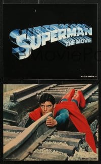 6d115 SUPERMAN 9 color 8x10 stills 1978 Chris Reeve, Kidder, Brando, York, Ford, Thaxter!