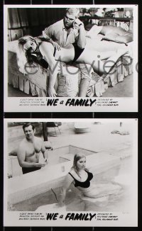 6d574 WE A FAMILY 9 Canadian 8x10 stills 1971 Jean Van Hearn, Jennie Lee as the bazoom girl!