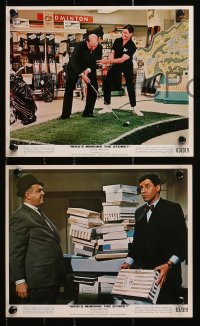 6d214 WHO'S MINDING THE STORE 4 color 8x10 stills 1963 Jerry Lewis, Jill St. John, Nancy Kulp
