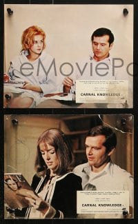 6d092 CARNAL KNOWLEDGE 5 color English FOH LCs 1971 Jack Nicholson, Candice Bergen, Ann-Margret