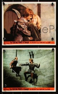 6d041 FIGHTING PRINCE OF DONEGAL 8 color English FOH LCs 1966 Disney, rebel rocks an empire!
