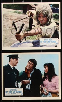 6d046 GYPSY GIRL 8 color English FOH LCs 1966 Hayley Mills & McShane, John Mills, Sky West & Crooked!