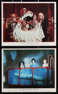 6d065 ROCKY HORROR PICTURE SHOW 8 color English FOH LCs 1975 Curry w/Sarandon, Hinwood, Quinn, rare!