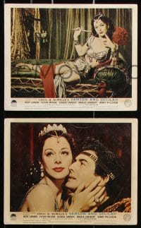 6d067 SAMSON & DELILAH 8 color English FOH LCs 1950 Hedy Lamarr & Victor Mature, Cecil B. DeMille