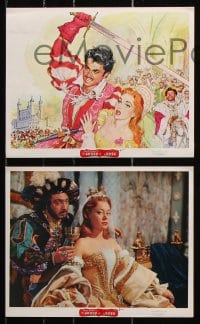 6d024 SWORD & THE ROSE 10 color English FOH LCs 1953 Disney, Richard Todd, Jane Barrett, dancing!