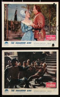 6d077 VAGABOND KING 8 color English FOH LCs 1956 great images of pretty Kathryn Grayson & Rita Moreno!