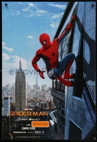 6f002 SPIDER-MAN: HOMECOMING teaser DS Aust 1sh 2017 Tom Holland climbing building over NYC!
