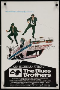 6f279 BLUES BROTHERS Belgian 1980 John Belushi & Dan Aykroyd are on a mission from God!