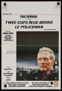 6f298 FORT APACHE THE BRONX Belgian 1981 close-up of Paul Newman as New York City cop!