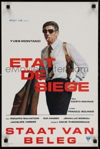 6f325 STATE OF SIEGE Belgian 1973 Costa-Gavras' Etat de siege, Yves Montand!