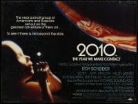 6f338 2010 British quad 1985 sequel to 2001: A Space Odyssey, image of the starchild & Jupiter!
