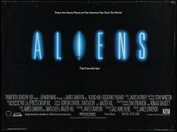 6f342 ALIENS British quad 1986 there are some places in the universe you don't go alone!