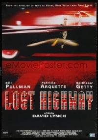 6f108 LOST HIGHWAY Dutch 1997 directed by David Lynch, Bill Pullman, pretty Patricia Arquette!