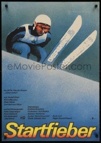 6f208 STARTFIEBER East German 23x32 1986 sports skiing melodrama starring Klaus Manchen!