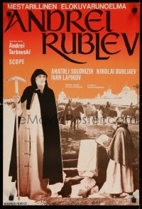 6f222 ANDREI RUBLEV Finnish 1972 Tarkovsky, Anatoli Solonitsyn in title role!