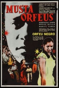 6f226 BLACK ORPHEUS Finnish 1960 Marcel Camus' Orfeu Negro, different images of Marpessa Dawn!