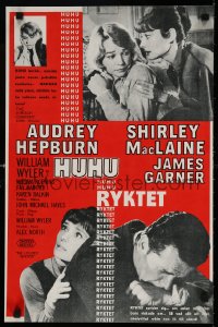 6f232 CHILDREN'S HOUR Finnish 1962 Hepburn, Garner & Shirley MacLaine, The Loudest Whisper!