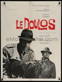 6f501 LE DOULOS French 24x31 1963 Jean-Paul Belmondo, directed by Jean-Pierre Melville!