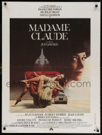 6f502 MADAME CLAUDE French 24x32 1977 French comedy, Ferracci artwork!