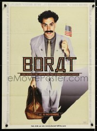 6f523 BORAT advance French 16x21 2006 Sacha Baron Cohen mockumentary, Cultural Learnings of America!