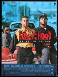 6f525 BOYZ N THE HOOD French 15x20 1991 Cuba Gooding Jr., Ice Cube, directed by John Singleton!
