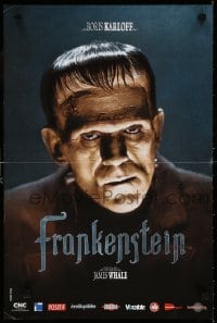 6f542 FRANKENSTEIN French 16x24 R2008 wonderful close up of Boris Karloff as the monster!