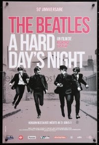6f549 HARD DAY'S NIGHT French 15x21 R2014 The Beatles in their first film, rock & roll classic!