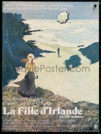 6f573 RYAN'S DAUGHTER French 15x21 1970 David Lean, art of Sarah Miles at beach by Lesser!