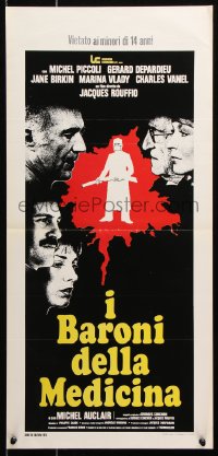 6f872 BESTIAL QUARTET Italian locandina 1975 Gerard Depardieu, Michel Piccoli, Jane Birkin!