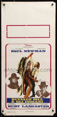 6f877 BUFFALO BILL & THE INDIANS Italian locandina 1976 Paul Newman as William F. Cody by Ciriello!
