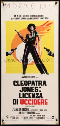 6f882 CLEOPATRA JONES Italian locandina 1973 dynamite Tamara Dobson is the hottest super agent ever