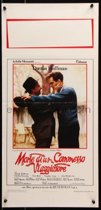 6f885 DEATH OF A SALESMAN Italian locandina 1986 great image of Dustin Hoffman as Willy Loman!