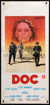 6f887 DOC Italian locandina 1972 Stacy Keach, Faye Dunaway, Harris Yulin as Wyatt Earp, Colizzi!