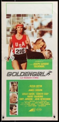 6f900 GOLDENGIRL Italian locandina 1980 James Coburn, Susan Anton is programmed to win the Olympics!