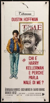 6f940 WHO IS HARRY KELLERMAN Italian locandina 1971 Dustin Hoffman in cowboy hat wants to know!