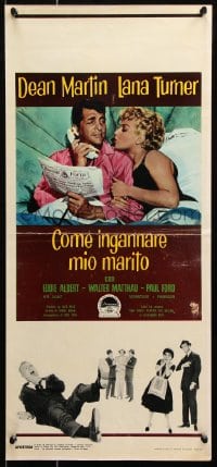 6f941 WHO'S GOT THE ACTION Italian locandina 1963 Mann directed, Dean Martin & sexy Lana Turner!