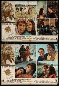 6f973 LOVE STORY group of 4 Italian 18x26 pbustas 1971 Ray Milland, Ali MacGraw & Ryan O'Neal!