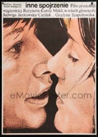 6f401 ANOTHER WAY Polish 27x37 1984 Karoly Makk's Egymasra nezve, wonderful romantic art by Kalkus!