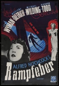 6f048 STAGE FRIGHT Swedish R1960 Marlene Dietrich, Jane Wyman, directed by Alfred Hitchcock!