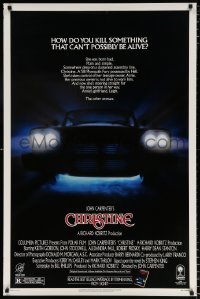 6g637 CHRISTINE 1sh 1983 written by Stephen King, directed by John Carpenter, killer car!