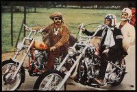 6g296 EASY RIDER 25x37 Dutch commercial poster 1969 Fonda, Nicholson & Hopper on motorcycles!