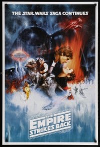6g299 EMPIRE STRIKES BACK 24x36 English commercial poster 2000s Gone With The Wind style art by Kastel!