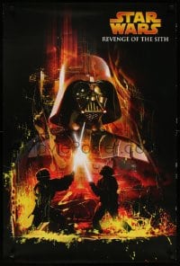 6g325 REVENGE OF THE SITH yellow style 24x36 English commercial 2005 Star Wars Episode III, Vader!