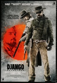 6g666 DJANGO UNCHAINED int'l advance DS 1sh 2012 Jamie Foxx, Christoph Waltz, Leonardo DiCaprio!