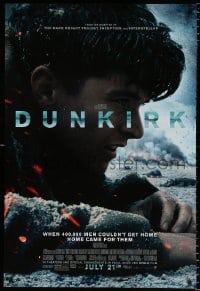 6g672 DUNKIRK advance DS 1sh 2017 Christopher Nolan, Tom Hardy, Murphy, different close-up!