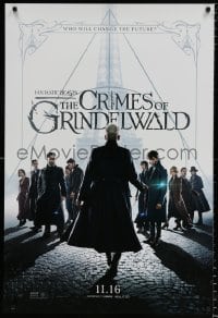 6g684 FANTASTIC BEASTS: THE CRIMES OF GRINDELWALD teaser DS 1sh 2018 who will change the future?