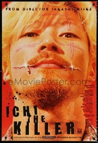 6g268 ICHI THE KILLER 27x40 video poster 2001 Tadanobu Omori, Takashi Miike's Koroshiya 1!