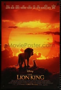 6g770 LION KING advance DS 1sh 2019 Walt Disney live action/CGI, Donald Glover as Simba, Pride Rock!